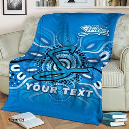 custom personalised adelaide strikers aboriginal cricket 2022 blanket
