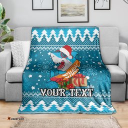 custom sharks rugby blanket chirstmas vibe 2023