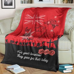 Lest We Forget For Those Who Leave Never To Return Premium Blanket
