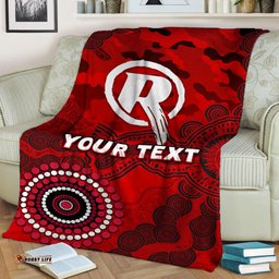 Custom Personalised Melbourne Renegades ANZAC Day Aboriginal Blanket