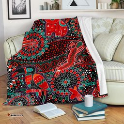 Blankets Aboriginal Animal and Dot Acrylic Paint