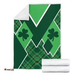 St. Patrick Day Ireland Premium Blanket Shamrock