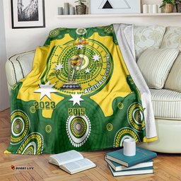 Australia Cricket Blanket World Cup 6th Champions Trophy National Color