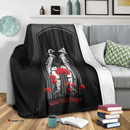 ANZAC Remembrance Day Lest We Forget Premium Blanket
