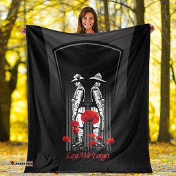 ANZAC Remembrance Day Lest We Forget Premium Blanket