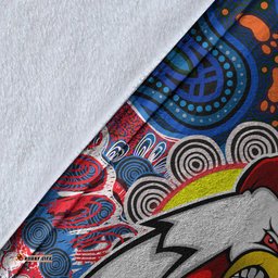 Roosters Indigenous Rugby Custom Blanket Protection Under the Sun