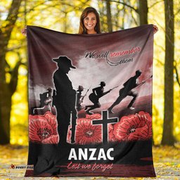 ANZAC Day We Will Remember Them Special Version Premium Blanket