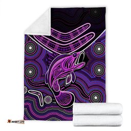 Fishing Aboriginal Premium Blanket No.5