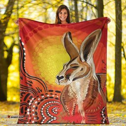 Aboriginal Blanket Aboriginal Kangaroo Painting