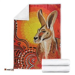Aboriginal Blanket Aboriginal Kangaroo Painting