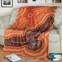 Australia Aboriginal Premium Blanket Indigenous Symbol Eagle