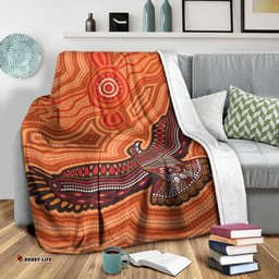 Australia Aboriginal Premium Blanket Indigenous Symbol Eagle