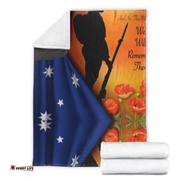 Aboriginal Blanket ANZAC Day We Will Remember Them