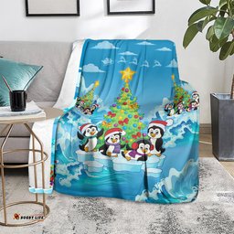 Its Penguining To Look A Lot Like Christmas Blanket