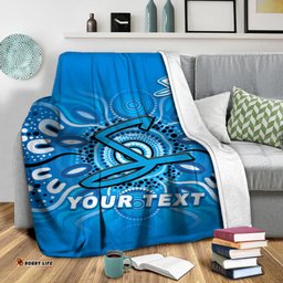 Custom Personalised Adelaide Strikers Aboriginal Cricket Blanket
