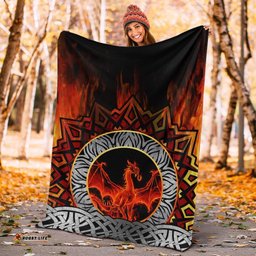 Celtic Dragon Premium Blanket Fire Dragon