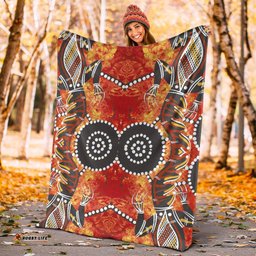 Aboriginal Blanket Aboriginal Platypus Dot Painting
