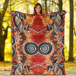 Aboriginal Blanket Aboriginal Platypus Dot Painting