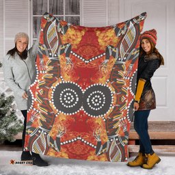Aboriginal Blanket Aboriginal Platypus Dot Painting