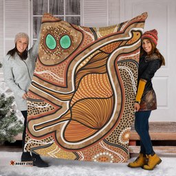 Aboriginal Blanket Aboriginal Emu Dot Painting