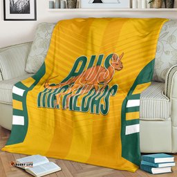 custom australia soccer blanket go matildas dynamic national colors