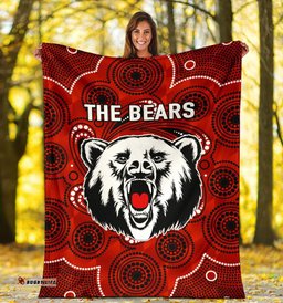 North Sydney Premium Blanket The Bears Indigenous 06