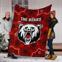 North Sydney Premium Blanket The Bears Indigenous 06