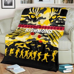 Richmond Tigers Premium Blanket ANZAC Day Country Style 09