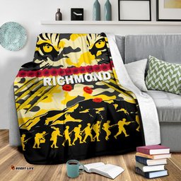 Richmond Tigers Premium Blanket ANZAC Day Country Style 09