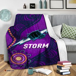 Storm Rugby Aboriginal Art Blanket