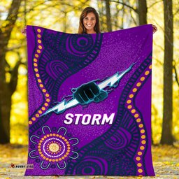 Storm Rugby Aboriginal Art Blanket