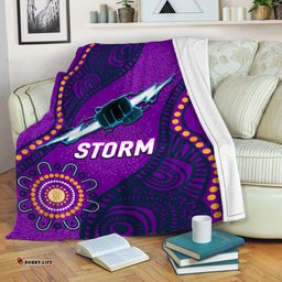 Storm Rugby Aboriginal Art Blanket