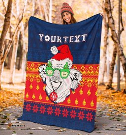 Custom Australia Christmas Premium Blanket Bye Bye