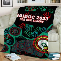 naidoc week 2023 aboriginal art for our elders blanket