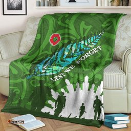 New Zealand ANZAC Walking In The Sun Premium Blanket