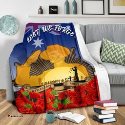 Premium Blanket Australia ANZAC Day And Soldiers