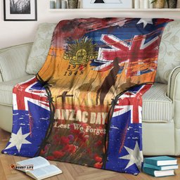 ANZAC Day World War II Commemoration 39 45 Premium Blanket