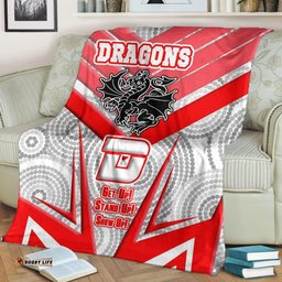 St. George Illawarra Dragonss Naidoc Sporty Style Premium Blanket