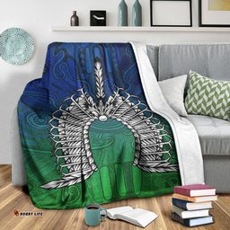 Torres Strait Islanders Premium Blanket Dhari Mask