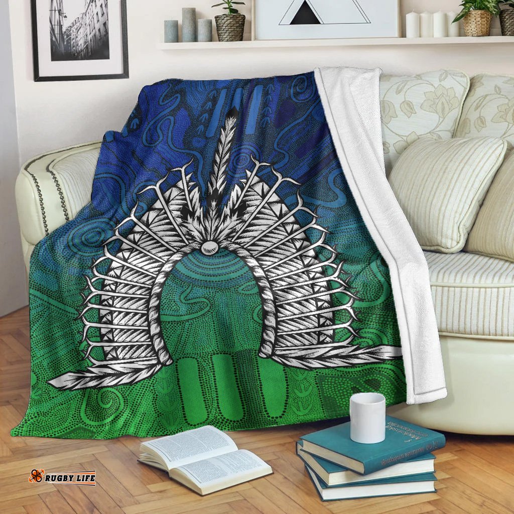 Torres Strait Islanders Premium Blanket Dhari Mask