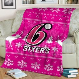 Sydney Sixers Cricket Australian Christmas Ugly Style Blanket