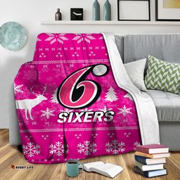 Sydney Sixers Cricket Australian Christmas Ugly Style Blanket