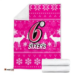 Sydney Sixers Cricket Australian Christmas Ugly Style Blanket