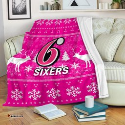Sydney Sixers Cricket Australian Christmas Ugly Style Blanket