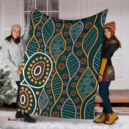Aboriginal Premium Blanket Indigenous Patterns Ver09 03