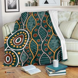 Aboriginal Premium Blanket Indigenous Patterns Ver09 03