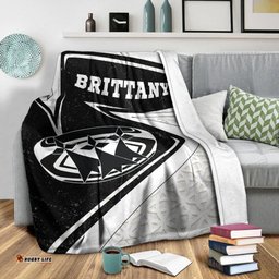 Brittany Rugby Premium Blanket Celtic Bretagne Rugby Ball