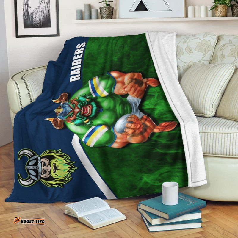 NRL Premium Blanket Raiders Fire Style