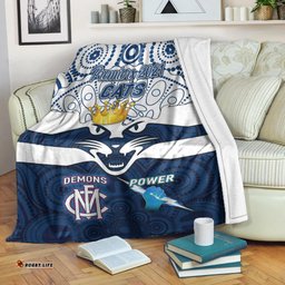 Geelong Cats Indigenous Premium Blanket Football Premiers The King