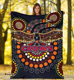 Adelaide Premium Blanket Indigenous Crows 06